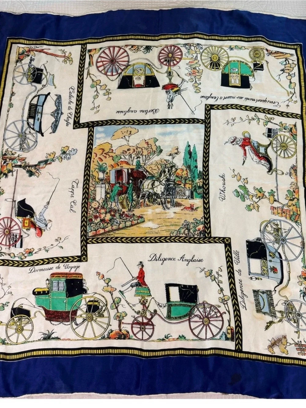 Vintage silk scarf